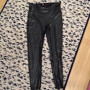 SPANX Black Leggings with Red Tag